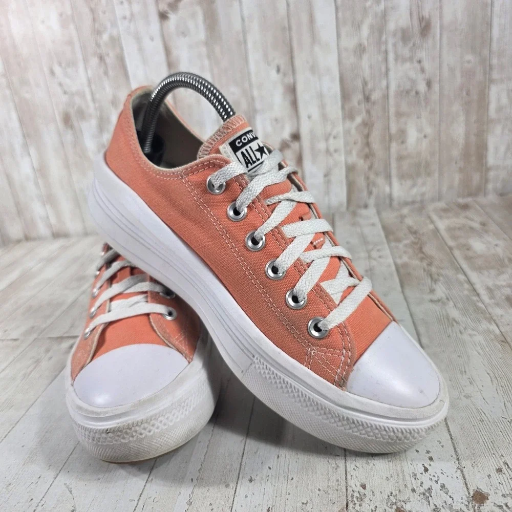 Converse‎ All Star Move Platform Sneakers Terra Orange Low Top 572723C Womens 9
